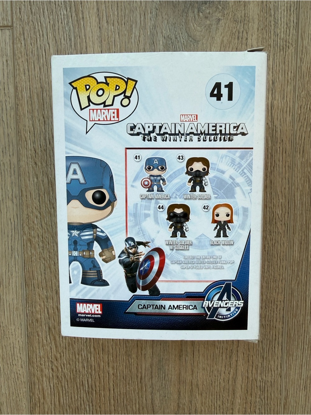 Funko Pop Marvel Captain America #41 Winter Soldier Vaulted 2014 Stealth Suit - Picture 3 of 11